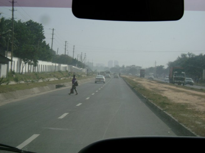 Into Dar es Salaam