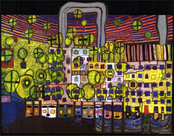 'The third skin' by Friedensreich Hundertwasser, 1982