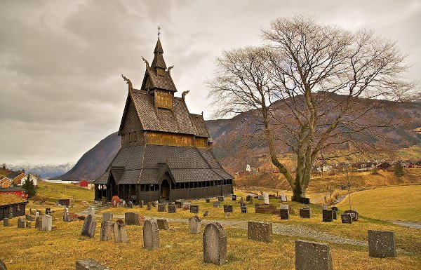 Hopperstad stavkyrkje (stave church). Image credit: Europe Trotter, 2013.  