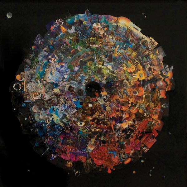 'New Jerusalem' by Jason de Haan, 2010 (collaged from the deconstructed covers of over 1000 1950s-80s science fiction paperbacks).