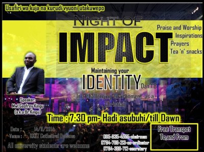 The 2014 'Night of Impact' mkesha was organised by the Lutheran church.